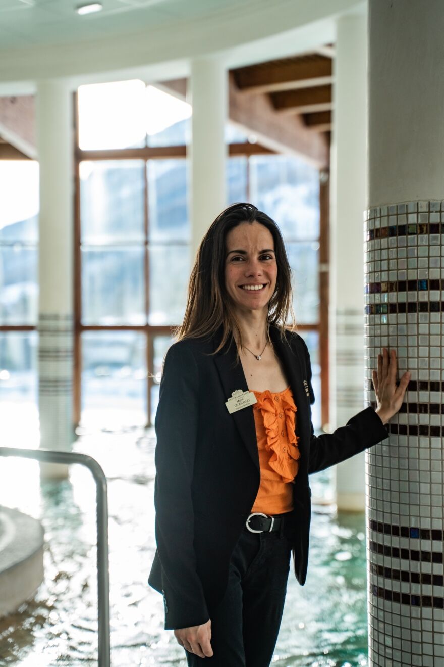 Marie de Araujo, directrice des Grands Bains du Monêtier ©Willy Camus