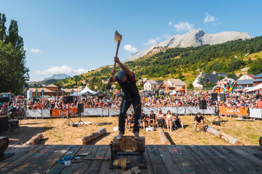 Stihl Timbersports 2024 ©OT Le Dévoluy - Gontran Isnard