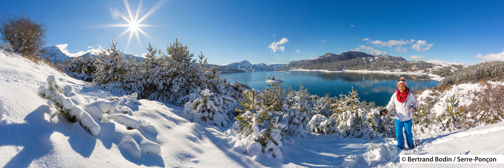 Serre-Ponçon en hiver ©Bertrand Bodin