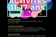 ACTIVITES JEUNES - CCAS Embrun - fevrier 2024