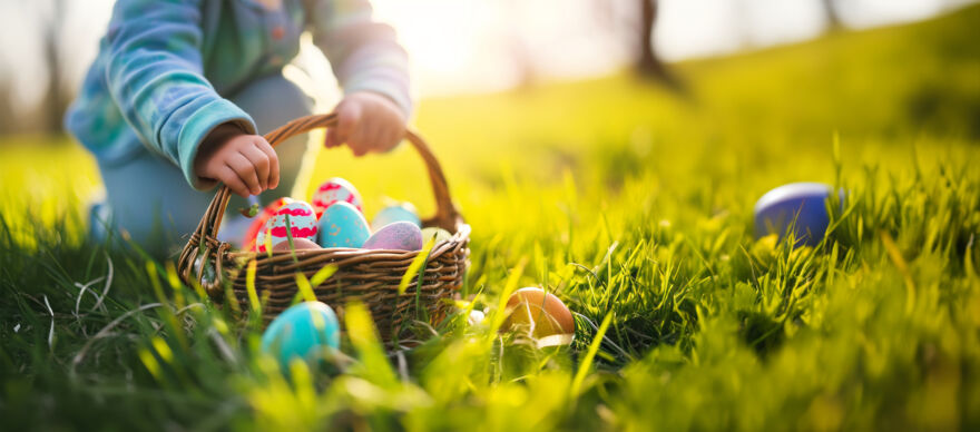 Chasse aux oeufs de Pâques