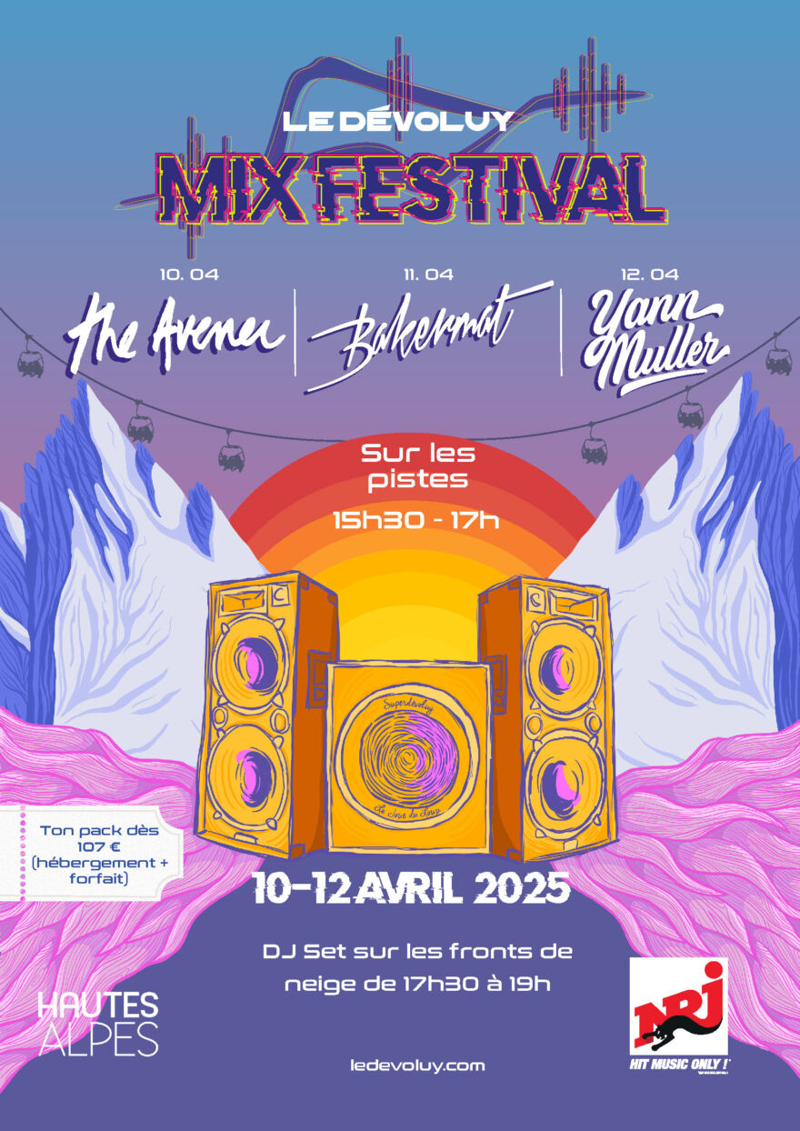 Affiche Le Dévoluy Mix Festival