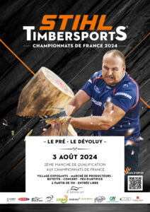 Affiche Stihl Timbersports Le Dévoluy