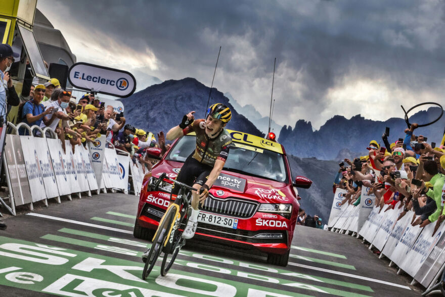 Arrivee Jonas Vingegaard Col du Granon TDF 2022 © Patrick DOMEYNE Arrivee Jonas Vingegaard Col du Granon TDF 2022 © Patrick DOMEYNE