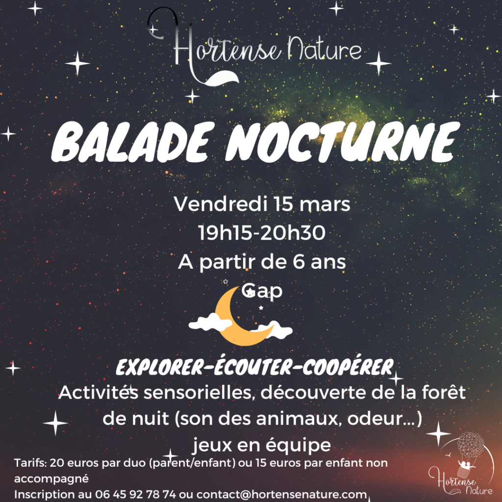 balade nocturne - Hortense Nature