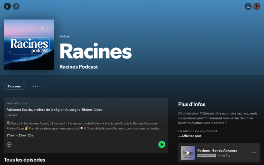 Podcast Racines Podcast Racines
