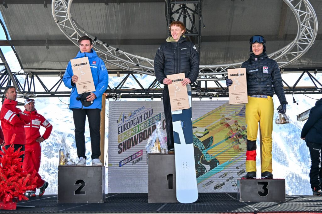 Coupe d'Europe de snowboard Orcières 2025 ©Gilles Baron2