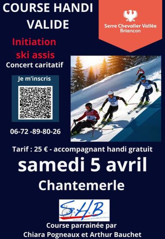 Course handi-valide le 05 avril à Serre Chevalier Course handi-valide le 05 avril à Serre Chevalier