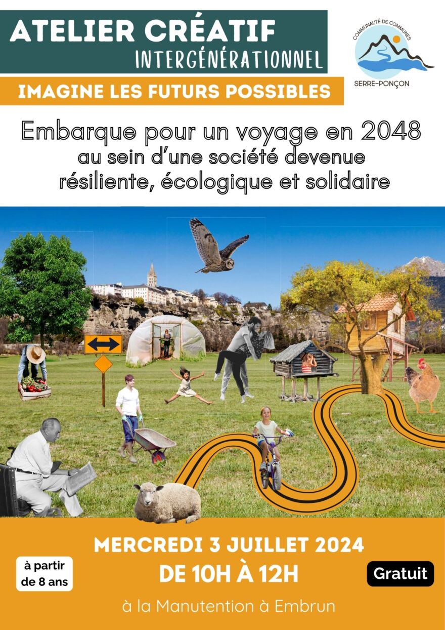 Atelier créatif intergénérationnel - Com Com Serre-Ponçon