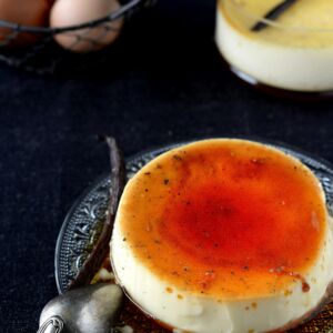 Crème caramel aux oeufs
