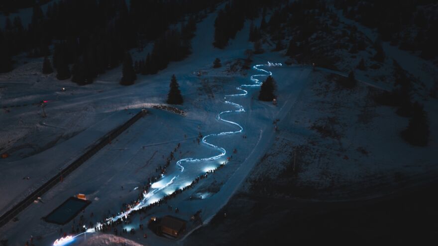 Descente aux lampions ©OT Le Dévoluy