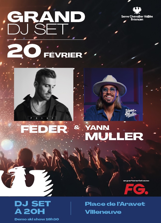 DJ set avec Feder et Yann Muller_La Salle-les-Alpes DJ set avec Feder et Yann Muller_La Salle-les-Alpes
