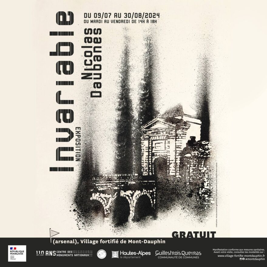 Exposition Invariable - Nicolas Daubanes - Affiche