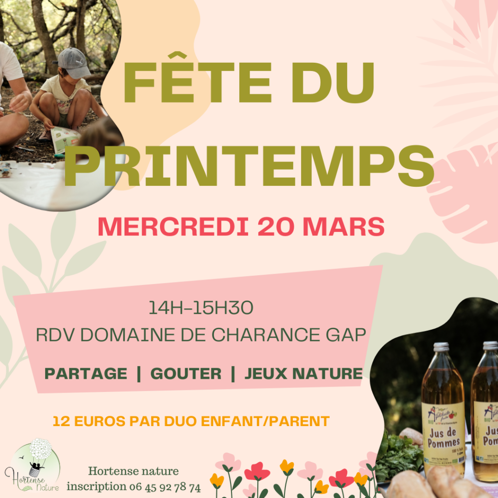fête du printemps - Hortense Nature
