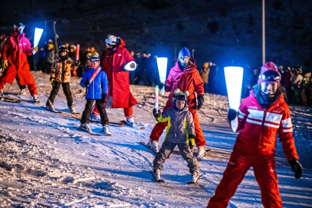 Descente aux flambeaux Orcières ©Gilles Baron