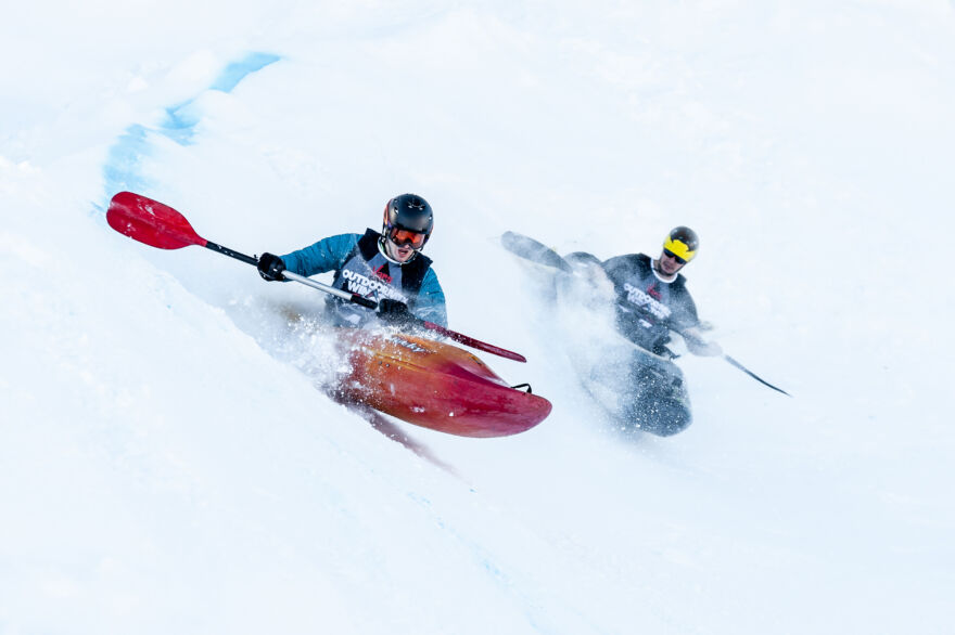 kayak sur neige- Rémi Morel