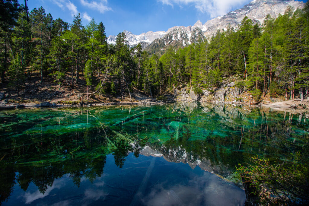 Lac vert randonnée ©Thibaut Blais