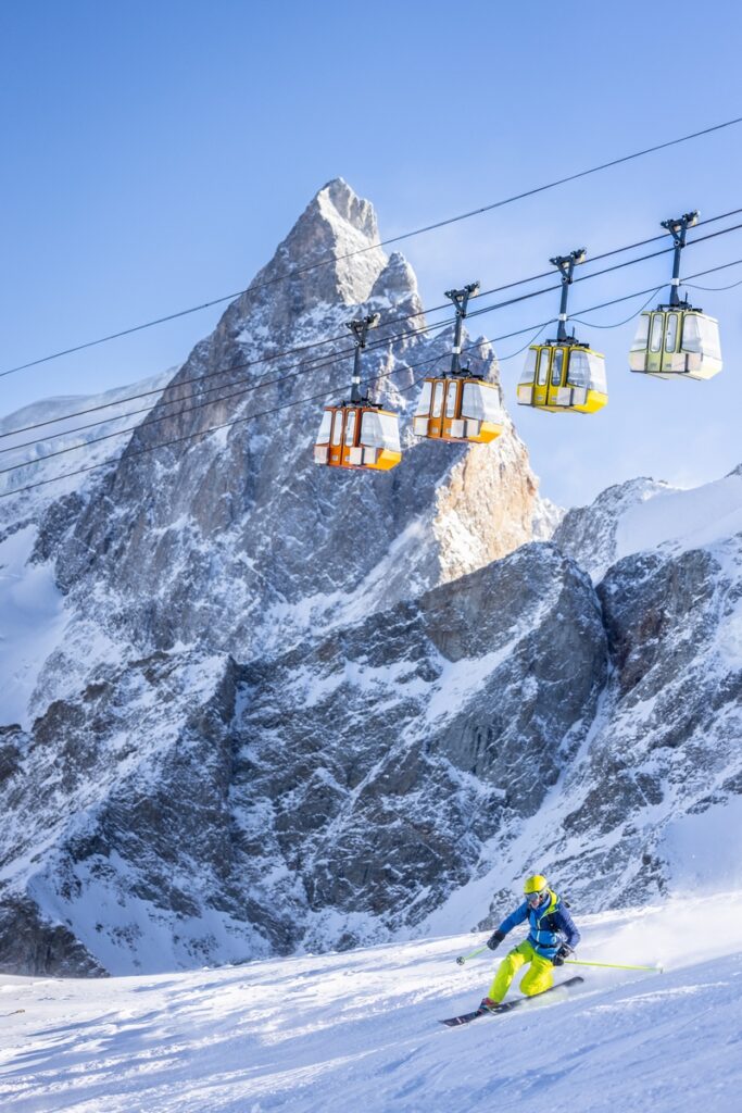 Ski télépherique La Grave La Meije © Thibaut Blais