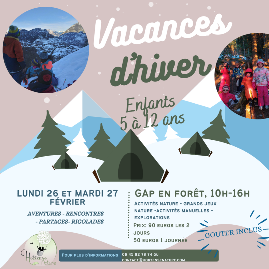 STAGE NATURE) Stage nature - vacances d'hiver avec Hortense