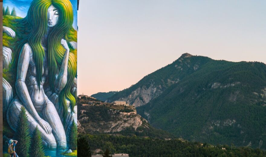 STREET ART FESTIVAL #3 - SERRE CHEVALIER BRIANCON ©Thibault Poinas