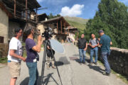 Tournage Chroniques d'en haut_Queyras ©A.Grossan