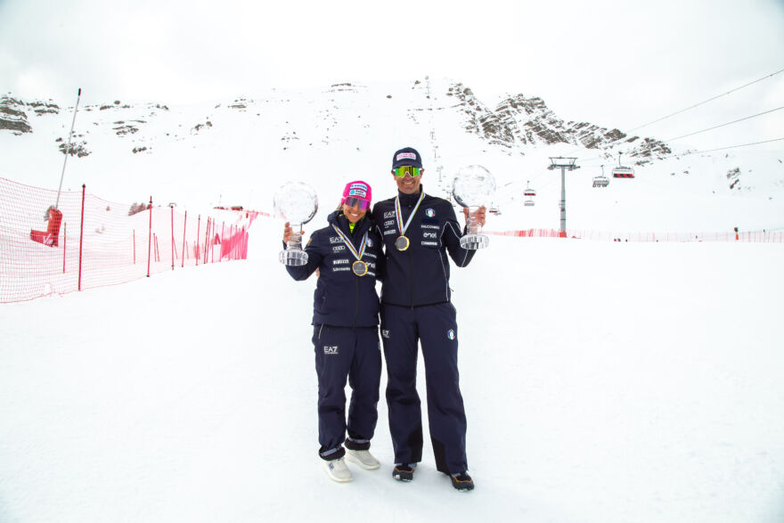 VARS – Coupes du Monde de ski de vitesse – S.Origone et V.Greggio ©Léa Scappini VARS - Coupes du Monde de ski de vitesse - S.Origone et V.Greggio ©Léa Scappini