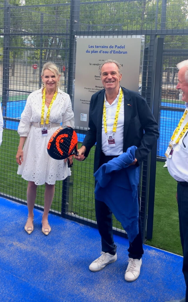 Inauguration terrains de padel Embrun ©Plus2news